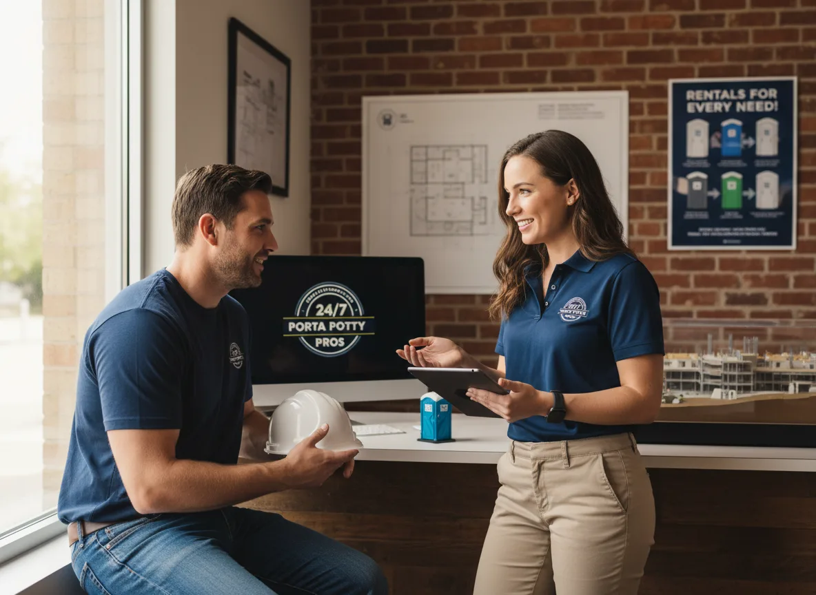 Flushing Toilet Rental Options in Donnelsville, OH